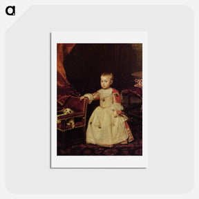 アートポストカード-Prince Philip Prosper, Son of Philip IV - ディエゴ ベラスケス Postcard.