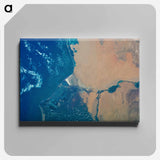 アートパネル-Nile Delta and Suez Canal as seen from Skylab 3
 - 上空からの地球 Canvas.