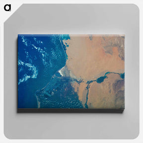 アートパネル-Nile Delta and Suez Canal as seen from Skylab 3
 - 上空からの地球 Canvas.