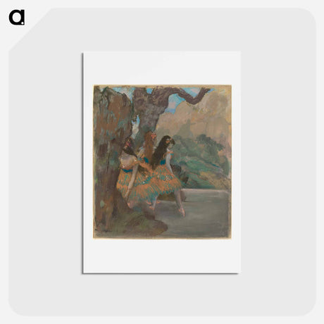 アートポストカード-Ballet Dancers - エドガー ドガ Postcard.