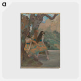 アートポストカード-Ballet Dancers - エドガー ドガ Postcard.