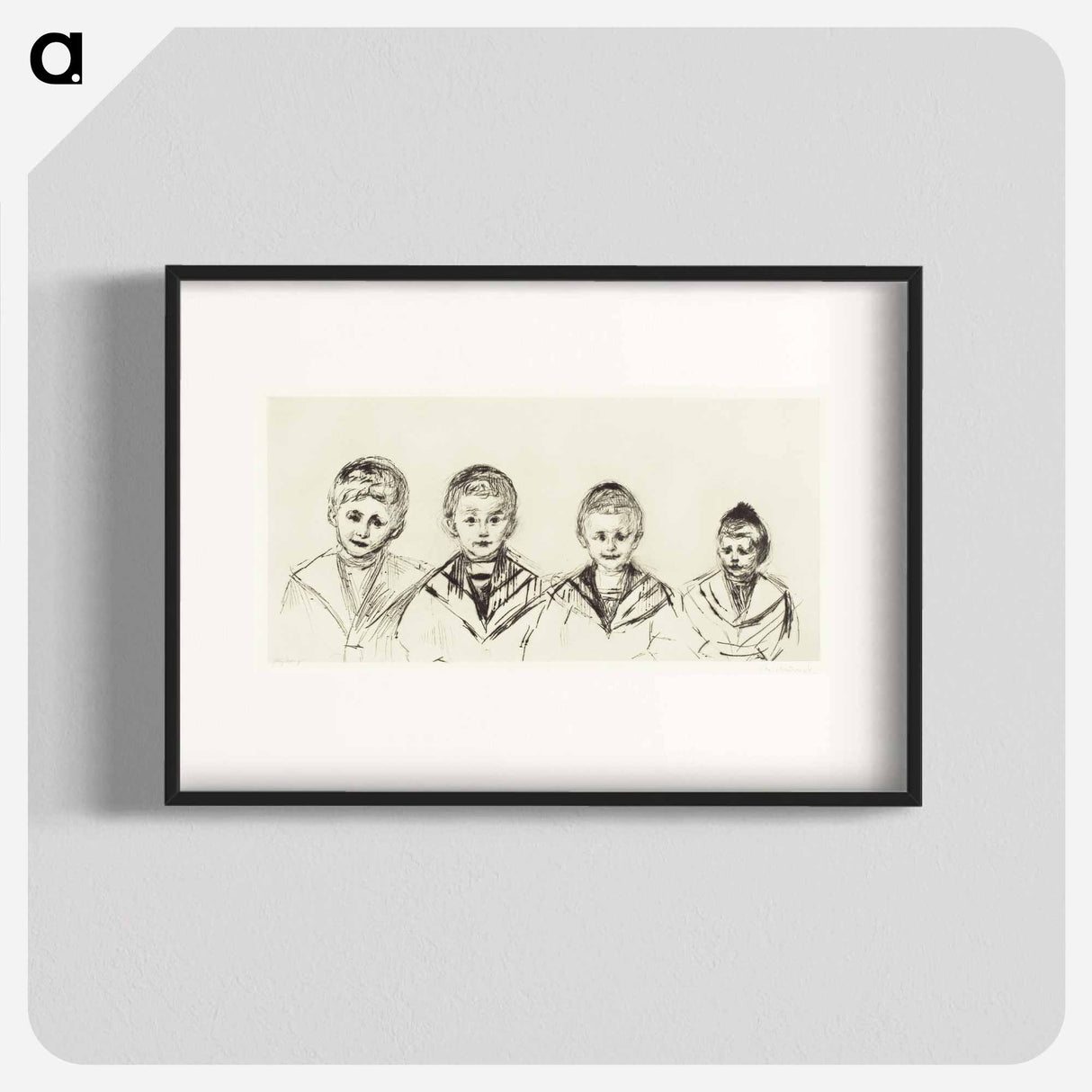 Dr. Linde's Four Sons - Edvard Munch Poster.