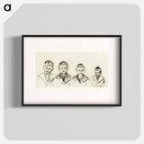 Dr. Linde's Four Sons - Edvard Munch Poster.