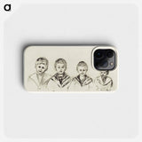 Dr. Linde's Four Sons - Edvard Munch Phone Case.