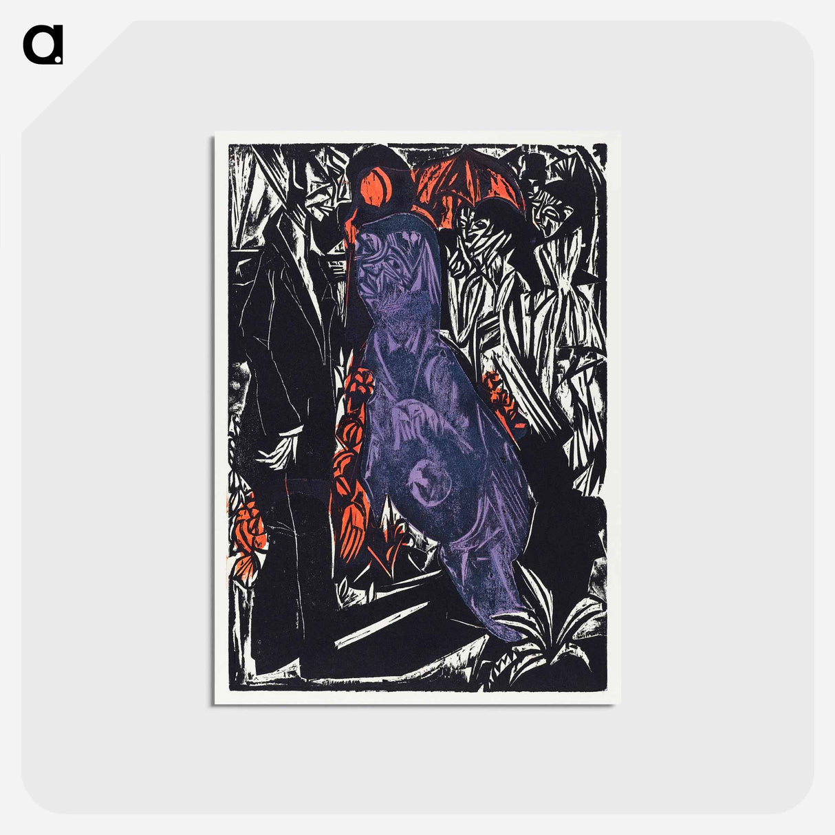 アートポストカード-Peter Schlemihl's Wondrous Story: The Sale of His Shadow - エルンスト ルートヴィヒ キルヒナー Postcard.