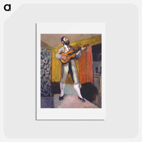 アートポストカード-The Guitarist - アンリ マティス Postcard.