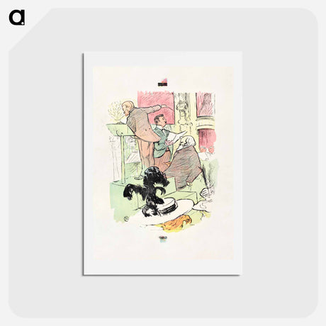 アートポストカード-Les grands concerts de l'opera - アンリ ド トゥールーズ ロートレック Postcard.