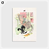 アートポストカード-Les grands concerts de l'opera - アンリ ド トゥールーズ ロートレック Postcard.