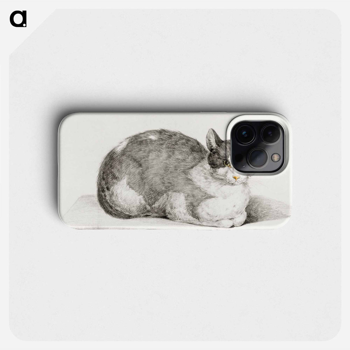 Sitting cat - Jean Bernard Phone Case.