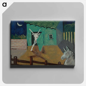 アートパネル-Crested Penguin
 - ジョン グールド Canvas.