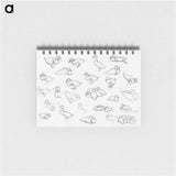 Study sketch of ducks - ユリー デ フラーハ Memo.