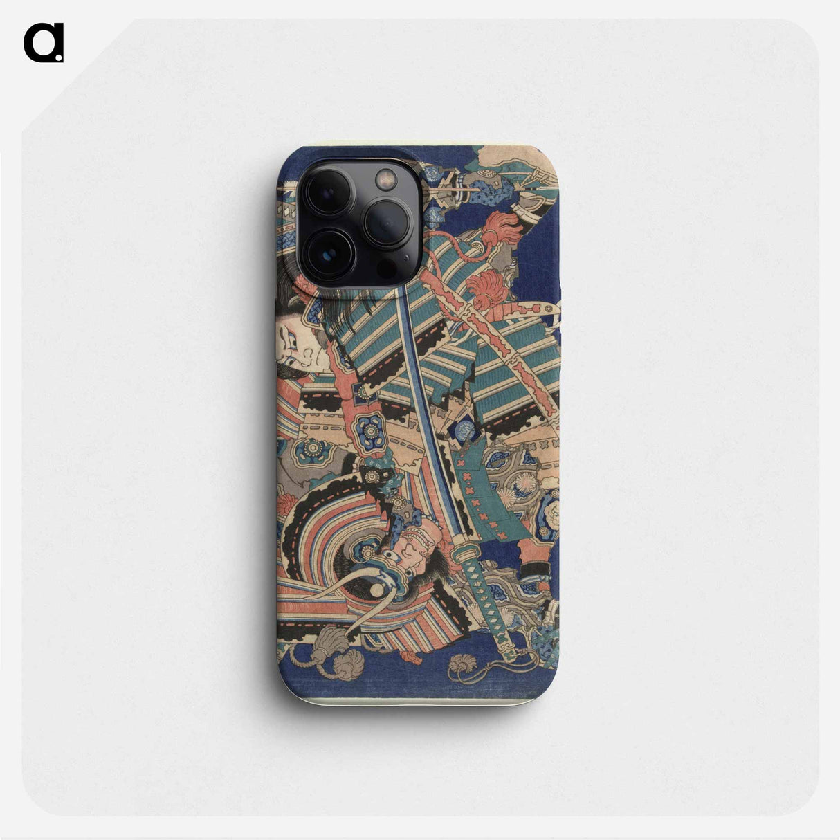 Vechtende helden - 葛飾 北斎 Phone Case.