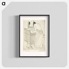 アートポスター-Woman Bathing - メアリー カサット Poster.