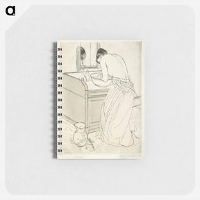 アートメモ帳-Woman Bathing - メアリー カサット Memo.