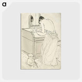 アートポストカード-Woman Bathing - メアリー カサット Postcard.