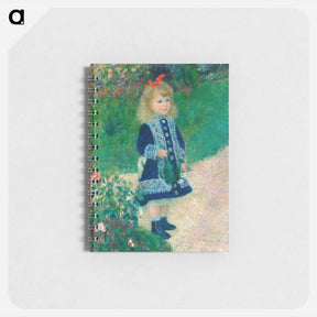 アートメモ帳-A Girl with a Watering Can - ピエール オーギュスト ルノワール Memo.