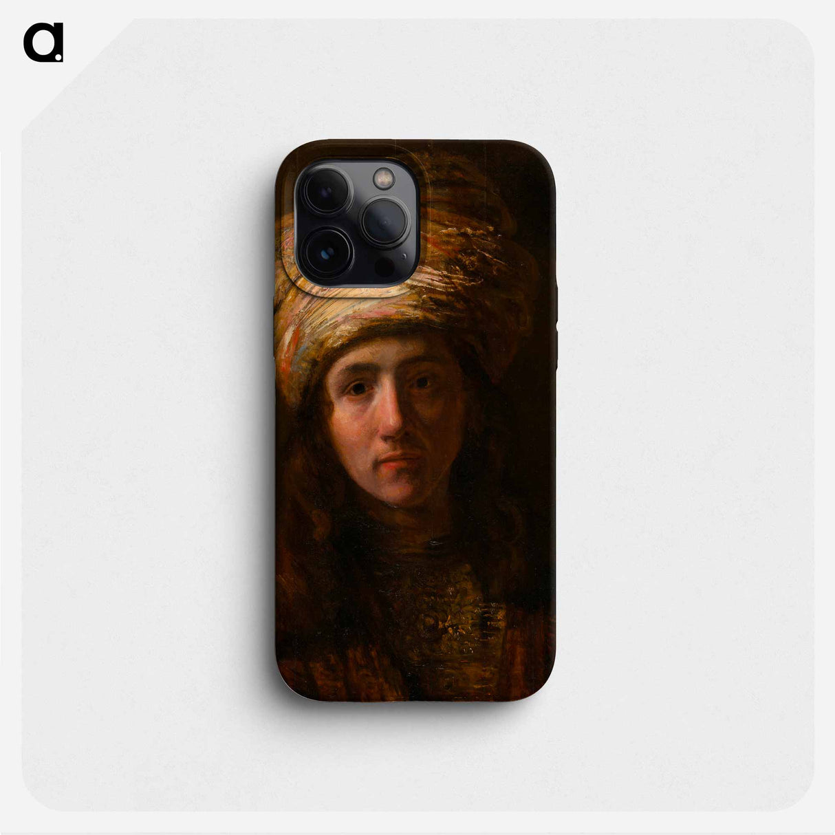 Young Man in a Turban - レンブラント ファン レイン Phone Case.