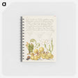 アートメモ帳-Wine Grape, Gillyflower, and Land Snail
 - 書道のお手本 Memo.