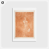 アートポストカード-Frontispiece to Jerusalem, the Emanation of the Great Albion - ウィリアム ブレイク Postcard.