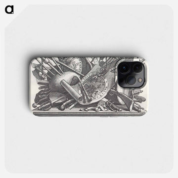 Stand of arms and instruments - ウィリアム ホガース Phone Case.