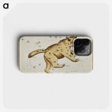 Sidney Hall’s astronomical chart illustration of the Ursa Major - アンティーク地図 Phone Case.