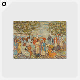 アートポストカード-Beach Scene with Donkeys
 - バーンズ・コレクション Postcard.