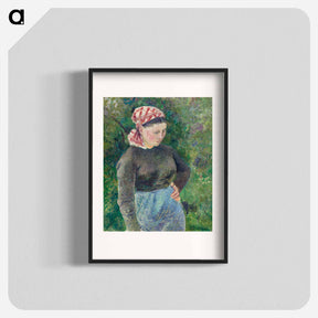 アートポスター-Peasant Woman - カミーユ ピサロ Poster.