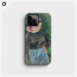 Peasant Woman - Camille Pissarro Phone Case.