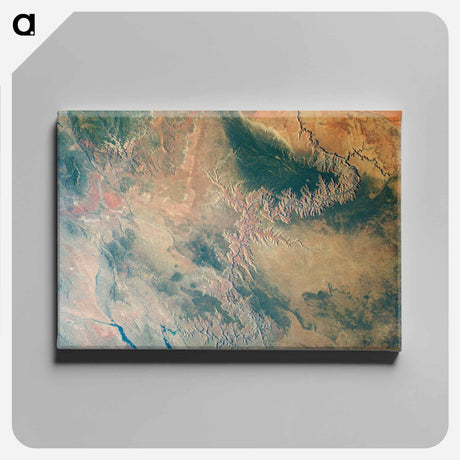 アートパネル-Grand Canyon, Lake Mead, and Kaibab from Skylab 3
 - 上空からの地球 Canvas.