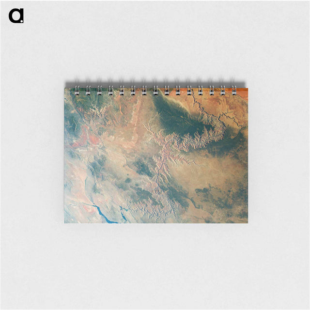 アートメモ帳-Grand Canyon, Lake Mead, and Kaibab from Skylab 3
 - 上空からの地球 Memo.
