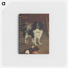 アートメモ帳-Tama, the Japanese Dog - エドゥアール マネ Memo.