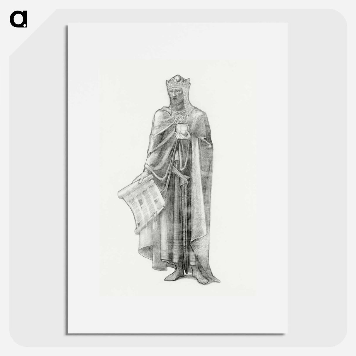 Robert the Bruce - エドワード バーン ジョーンズ Poster.