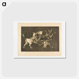 アートポストカード-Fool’s Folly - フランシスコ デ ゴヤ Postcard.
