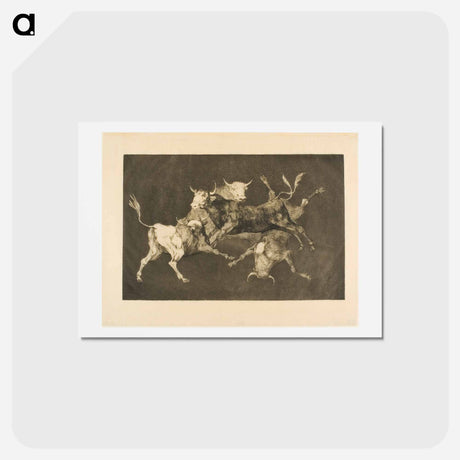 アートポストカード-Fool’s Folly - フランシスコ デ ゴヤ Postcard.