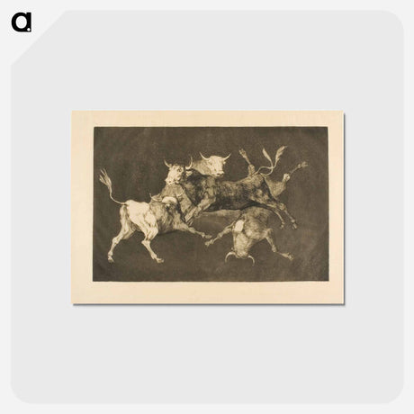 アートポストカード-Fool’s Folly - フランシスコ デ ゴヤ Postcard.