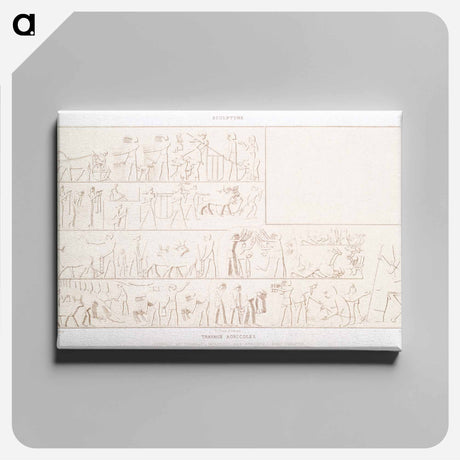 アートパネル-Agricultural Work
 - エジプト美術史 Canvas.