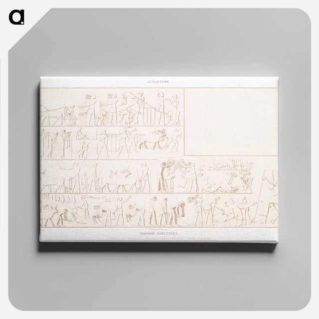 アートパネル-Agricultural Work
 - エジプト美術史 Canvas.