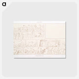 アートポストカード-Agricultural Work
 - エジプト美術史 Postcard.