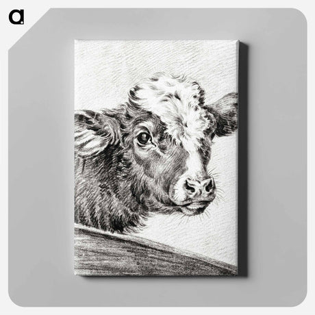 アートパネル-Head of a cow - ジャン ベルナール Canvas.