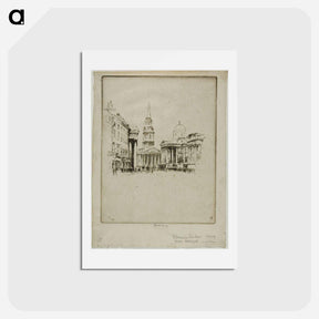 アートポストカード-Classic London, St. Martin's-in-the-Fields
 - ジョセフ ペネル Postcard.