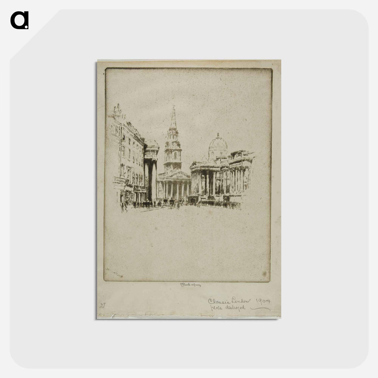 Classic London, St. Martin's-in-the-Fields
 - ジョセフ ペネル Postcard.