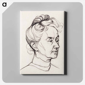 アートパネル-Portrait of Mrs. Corry Pabst - ユリー デ フラーハ Canvas.