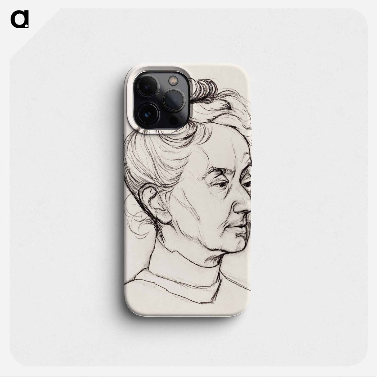 Portrait of Mrs. Corry Pabst - Julie de Graag Phone Case.