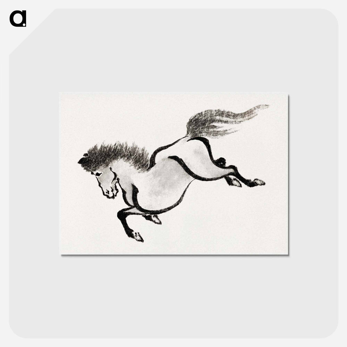 アートポストカード-Album of Sketches by Katsushika Hokusai and His Disciples - 葛飾 北斎 Postcard.