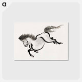 アートポストカード-Album of Sketches by Katsushika Hokusai and His Disciples - 葛飾 北斎 Postcard.