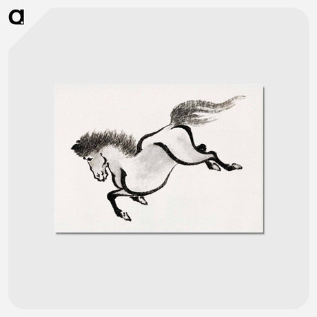 アートポストカード-Album of Sketches by Katsushika Hokusai and His Disciples - 葛飾 北斎 Postcard.