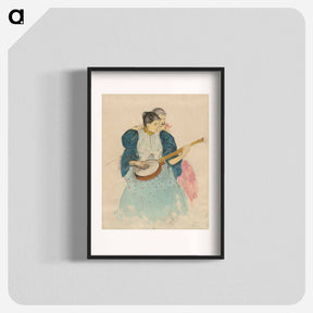 アートポスター-The Banjo Lesson - メアリー カサット Poster.