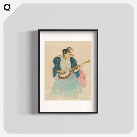 アートポスター-The Banjo Lesson - メアリー カサット Poster.