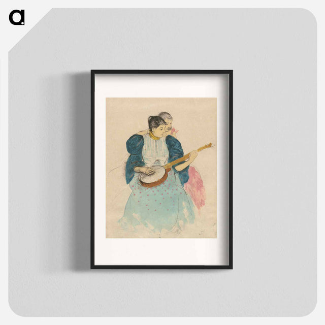 アートポスター-The Banjo Lesson - メアリー カサット Poster.