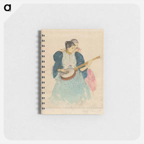 アートメモ帳-The Banjo Lesson - メアリー カサット Memo.
